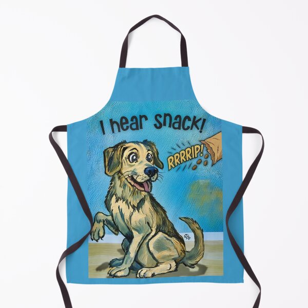 Item preview, Snack Alert! Expressive Dog Art with Big Eyes designed and sold by gleefulme.