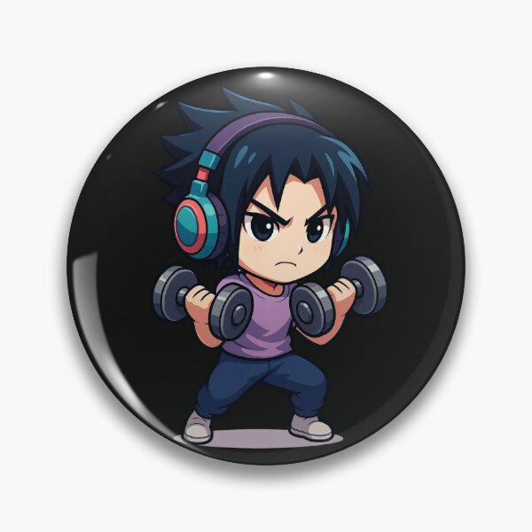 Artikelvorschau, Kawaii Sasuke tanzt im Hoodie – Süße Anime-Musik-Vibes-Kunst entworfen und verkauft von ColorSplash123.