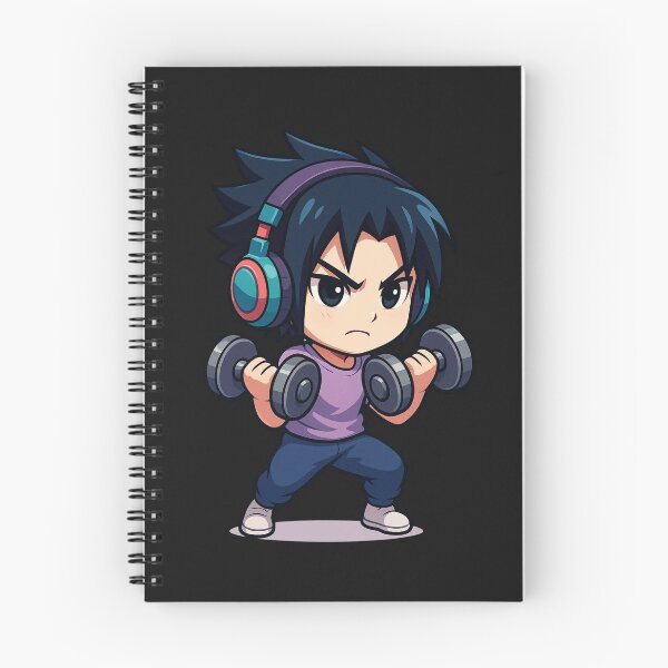 Artikelvorschau, Kawaii Sasuke tanzt im Hoodie – Süße Anime-Musik-Vibes-Kunst entworfen und verkauft von ColorSplash123.