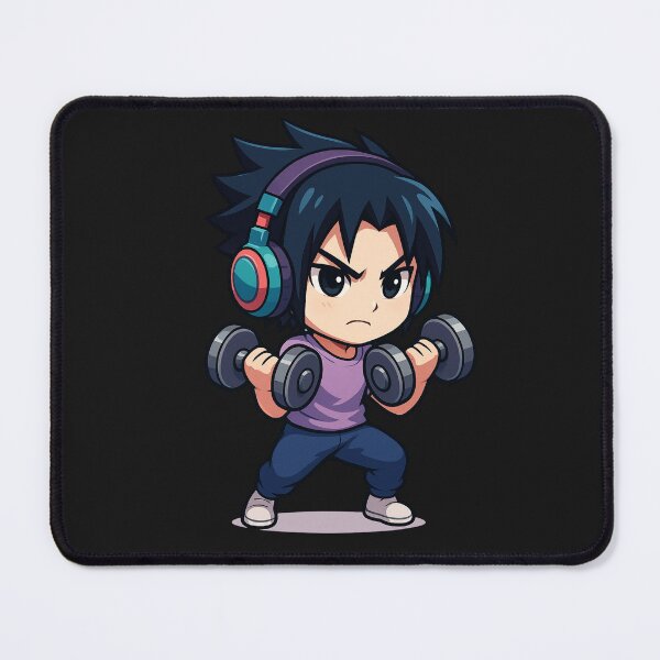 Item preview, Kawaii Sasuke Dancing in Hoodie – Cute Anime Music Vibes Art designed and sold by ColorSplash123.