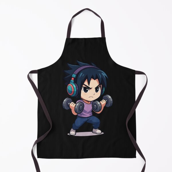 Artikelvorschau, Kawaii Sasuke tanzt im Hoodie – Süße Anime-Musik-Vibes-Kunst entworfen und verkauft von ColorSplash123.