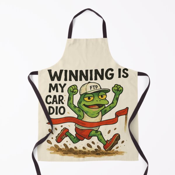 Item preview, Funny frog marathon runner. Winner is my cardio designed and sold by Painted Planet.