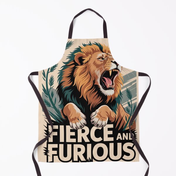 Item preview, Fierce and Furious Lion T-Shirt - Bold Wildlife Graphic Tee for Men and Women designed and sold by pnidesign.