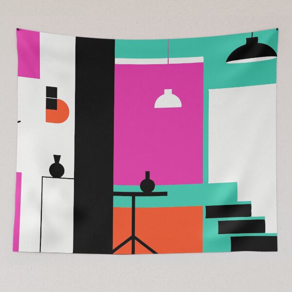 Item preview, Bauhaus Geometric Art Print Minimalist Design designed and sold by Timegraf.