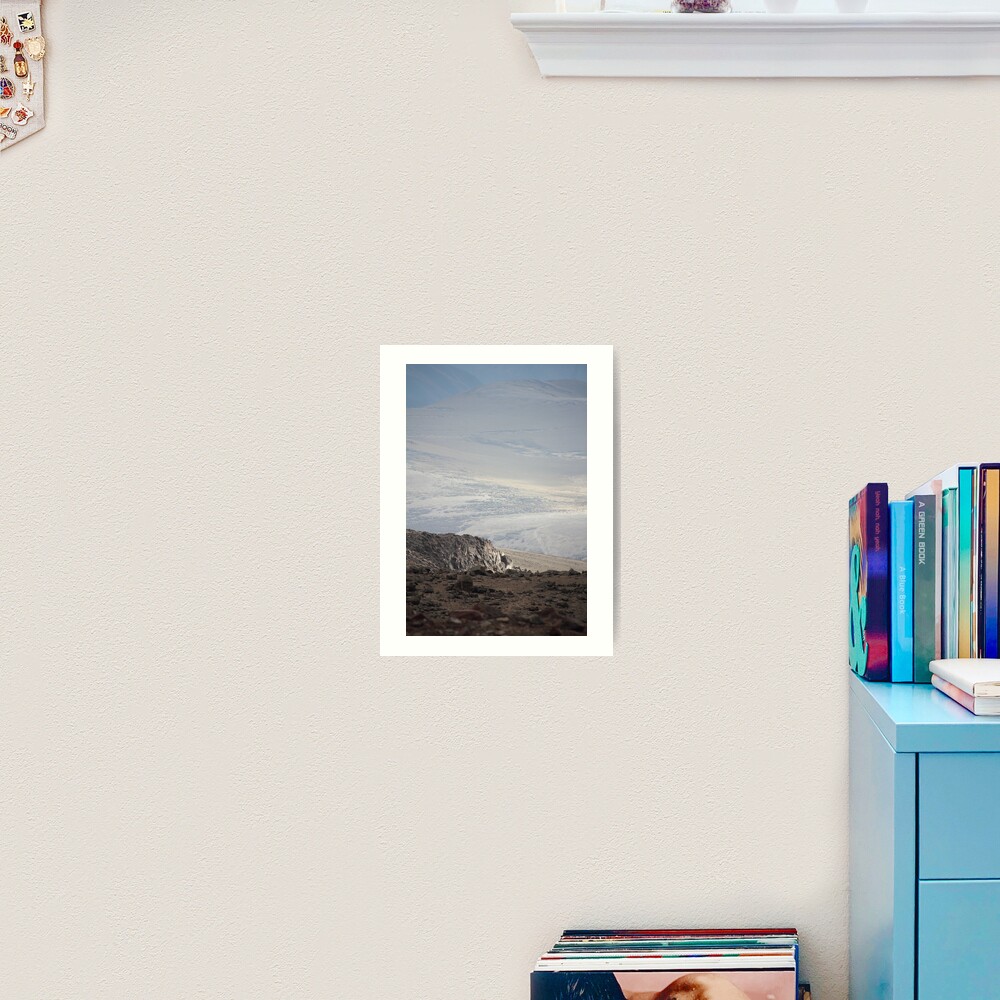 Mount Chimborazo valley landscape Art Print