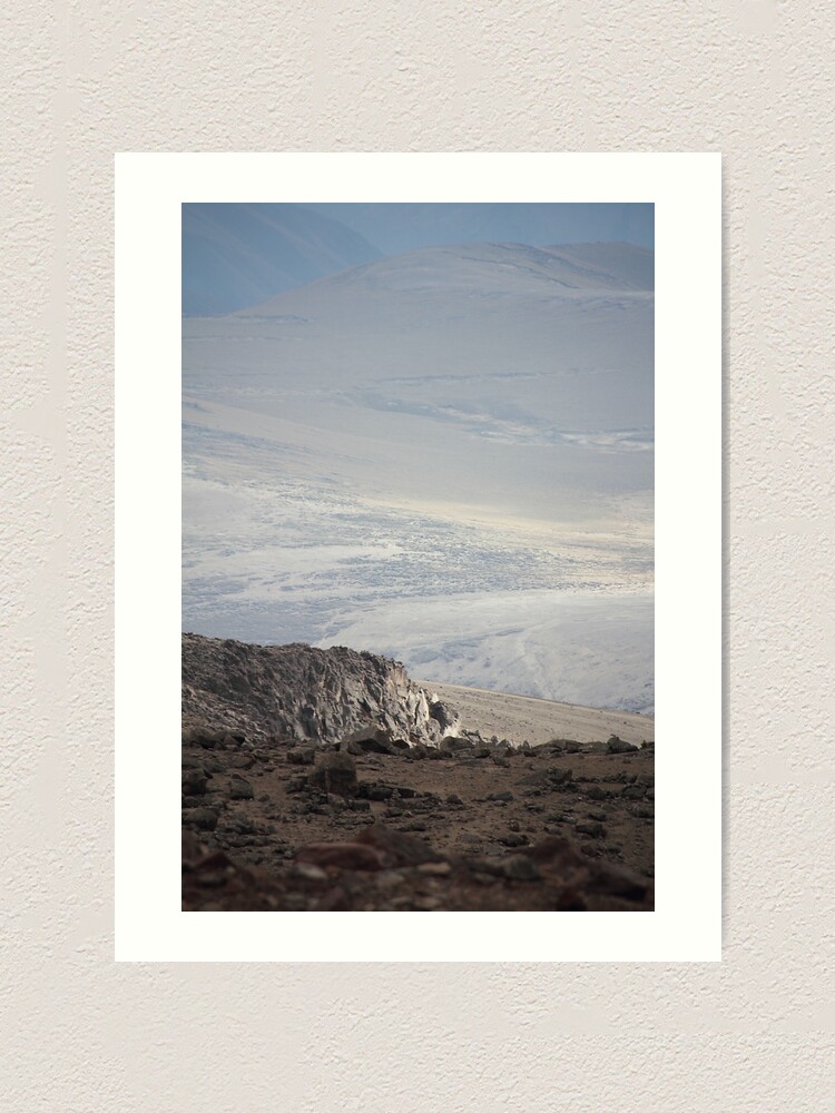 Alternate view of Mount Chimborazo valley landscape Art Print