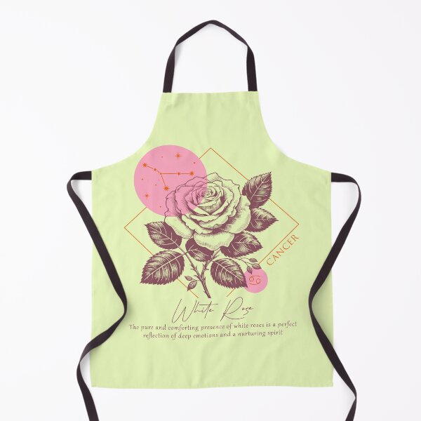 Item preview, White Rose Cancer Zodiac Sign Birth Flower With Positive Quote designed and sold by Lovemountain.