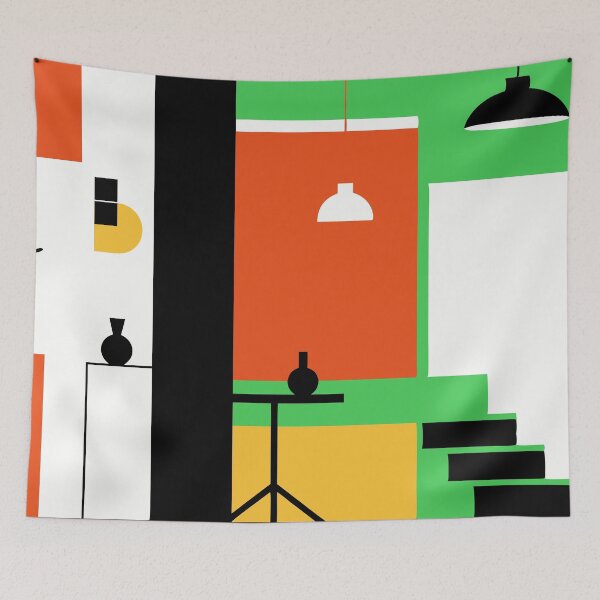 Item preview, Bauhaus Geometric Art Print Minimalist Design designed and sold by Timegraf.
