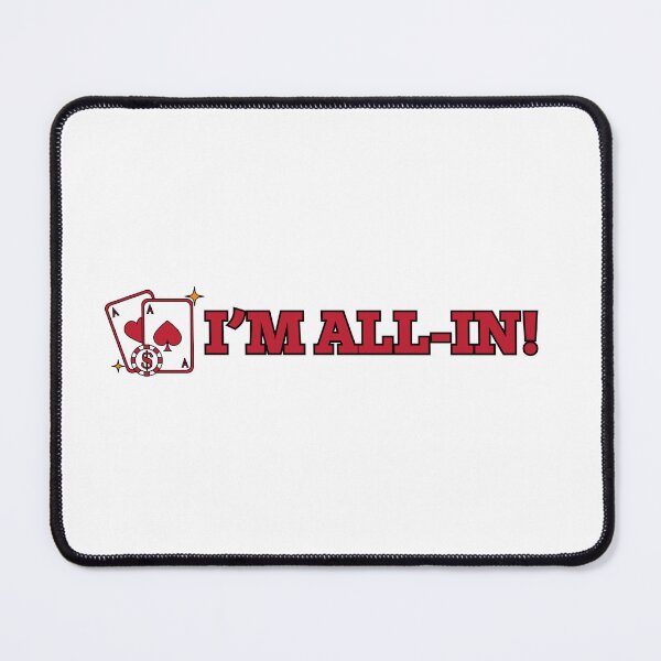 Item preview, All in poker design designed and sold by FranksDesignHub.
