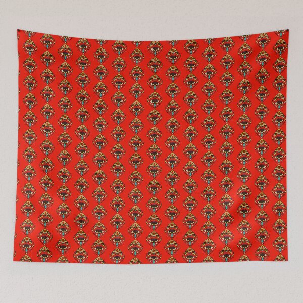 Item preview, Aztec Sacred Heart Tattoo Red designed and sold by Hellagreat.