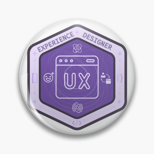 Item preview, Experience designer developer programming sticker designed and sold by BadgefulStickers.