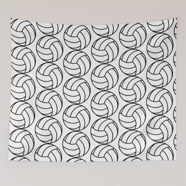 Item preview, Black & White Volleyball designed and sold by Mads Made Designs.