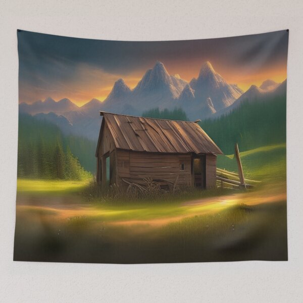 Item preview, Old Shack in the Mountains designed and sold by Korral.
