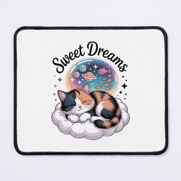 Item preview, Dreaming Cat about Fish | Whimsical designed and sold by MyFashionDreams.