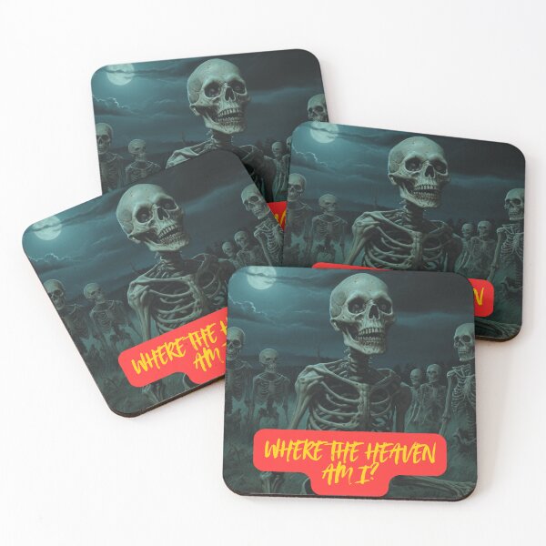 Item preview, Where the Heaven Am I? – Sarcastic Skeleton Humor designed and sold by Artitude Studio.