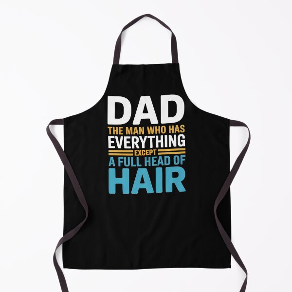 Item preview, Dad The Man Who Has Everything Except A Full Head Of Hair - This is a funny gift for a dad who has everything—except hair—and knows how to laugh about it. designed and sold by ZyziowskyArt.