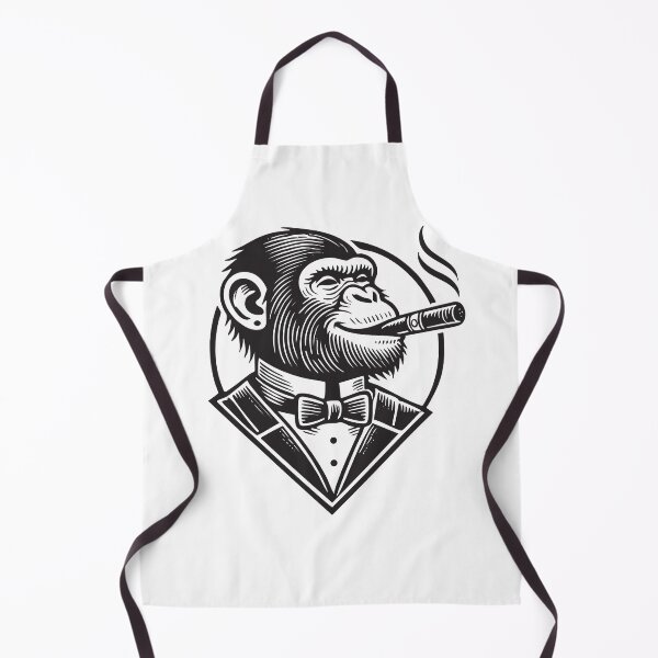 Item preview, Classy Chimpanzee with Cigar – Retro Mafia Vibes Design designed and sold by Victor Shadehorn.