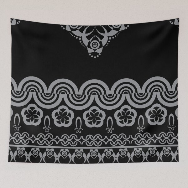 Item preview, Seamless pattern with black and white background  Seamless design of geometric patterns is part of the fabric, background, carpet, tile, clothing, backdrop etc. designed and sold by Wunnipaogtun.