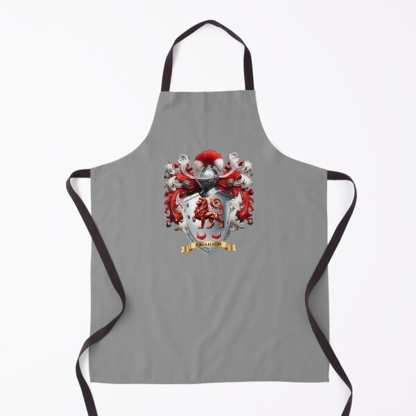 Item preview, Kavanagh Family Crest – Irish Silver Shield with Red Lion & Crescents designed and sold by Highlandkings.
