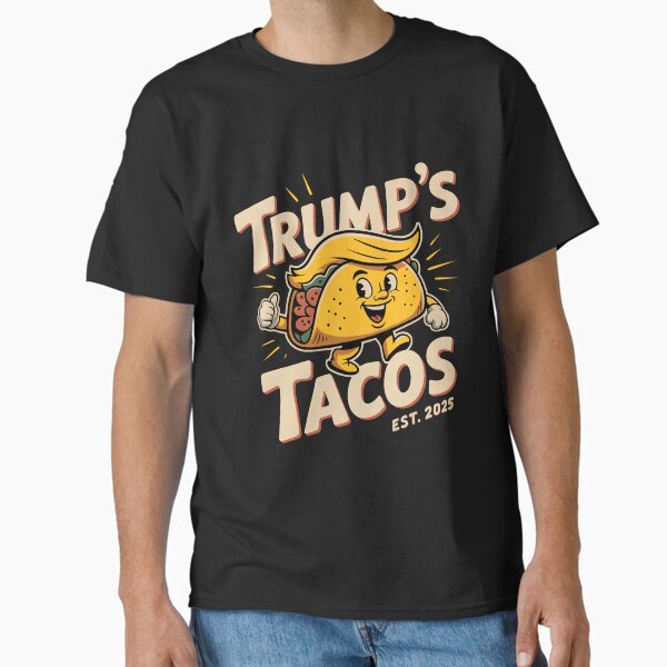 Artikel-Vorschau von Lustiger Trump Always Chickens Out Taco Parodie Retro Cartoon, designt und verkauft von w1ckerman.