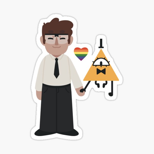 Item preview, Gravity Falls Pride sticker - Billford designed and sold by s4w44k.