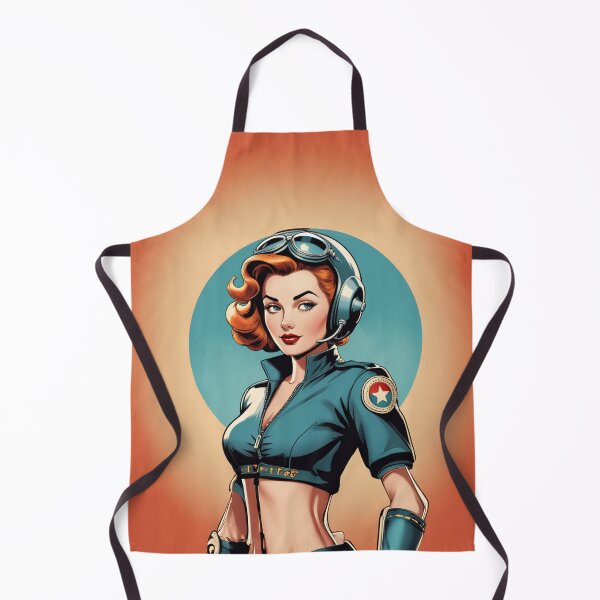 Item preview, Retro Poster - Female Pilot designed and sold by Made-by-Gus.
