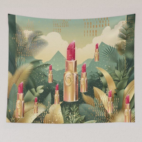 Item preview, Elegant Gold Tropical Jungle Pattern | Botanical Palm Leaves Design designed and sold by Sugar Wisdom .