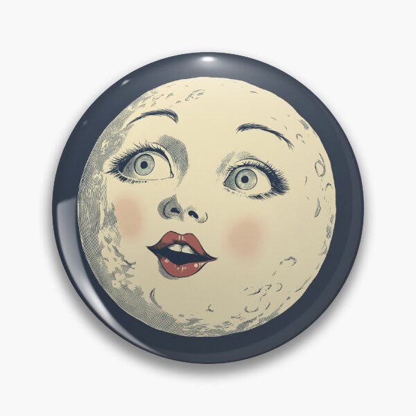 Item preview, Watchful Vintage Moon designed and sold by RoseoftheWild.