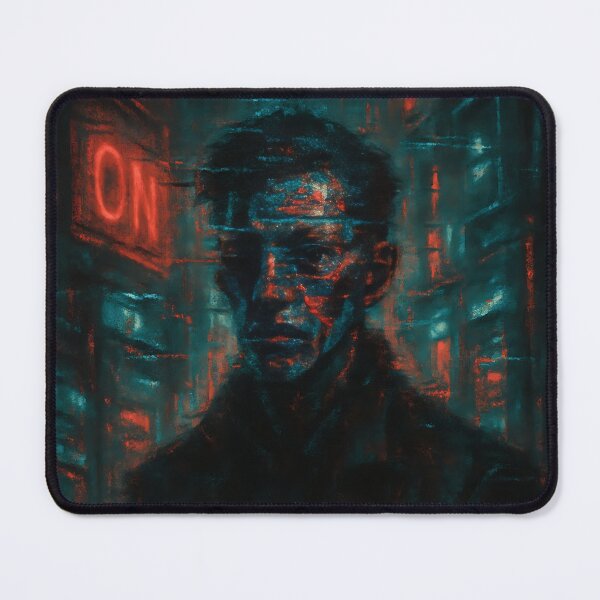 Item preview, Dystopian Glitch: Cyberpunk Noir Portrait designed and sold by VA Design.