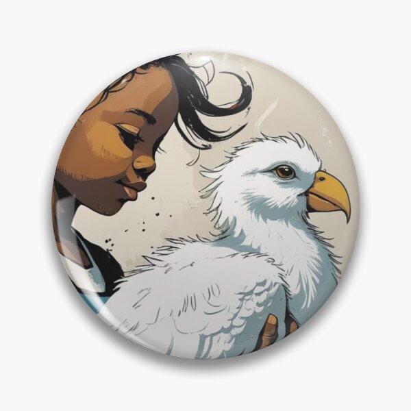 Item preview, Girl holding a white bird 4 designed and sold by AlinaSCorner.