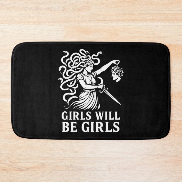 Item preview, Girl Will Be Girls Female Medusa Funny Feminist designed and sold by Blok45.