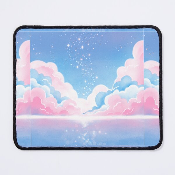 Item preview, Dreamy Skies – Cotton Candy Clouds & Sparkling Stars designed and sold by ISRAA STORE999.