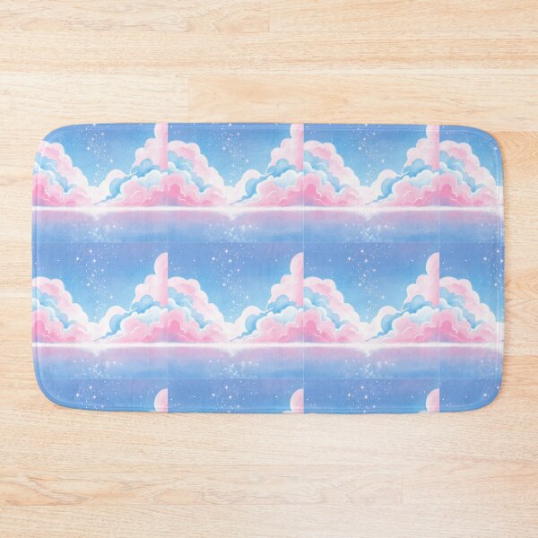 Item preview, Dreamy Skies – Cotton Candy Clouds & Sparkling Stars designed and sold by ISRAA STORE999.