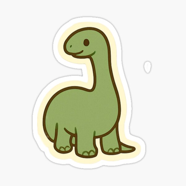 Item preview, Gentle kawaii-style Diplodocus designed and sold by Orethysa.