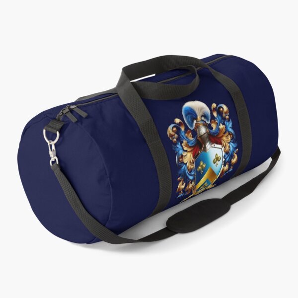 Item preview, Lynch Family Crest – Irish Blue Shield with Gold Chevron & Trefoils designed and sold by Highlandkings.
