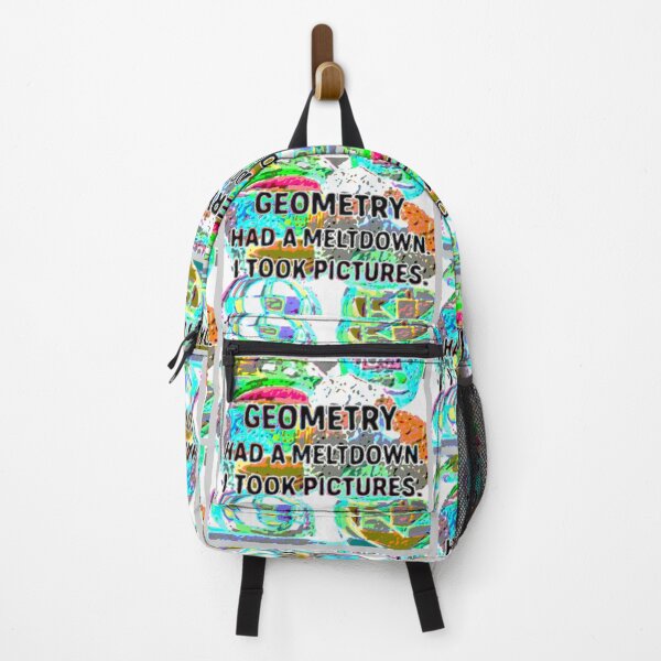 Item preview, Geometry Had A Meltdown Poster Fun designed and sold by SmashingDeals.