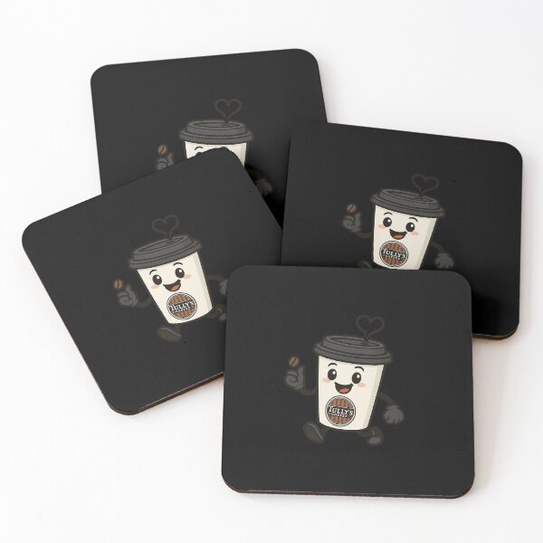 Item preview, Cute Tully's Coffee Cup Cartoon Character Classic Design designed and sold by ravinduyas.