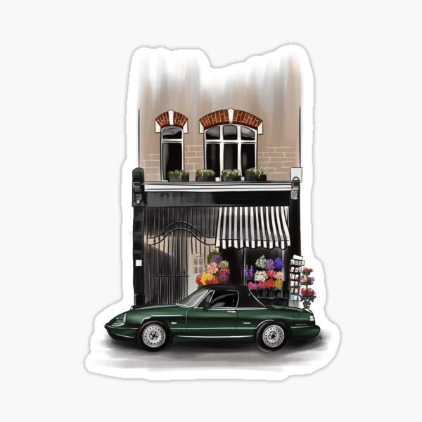 Primrose Hill in bloom, romantic London Sticker