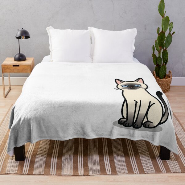 Item preview, Elegant Siamese Cat – Cool and Judgy Cat Illustration for Cat Lovers designed and sold by PierrelyHO.