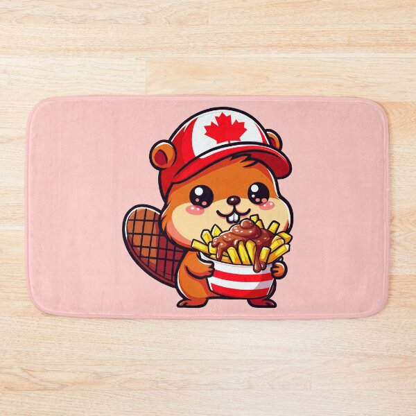Item preview, Canadian Beaver Eating Poutine designed and sold by Ghost on Toast.
