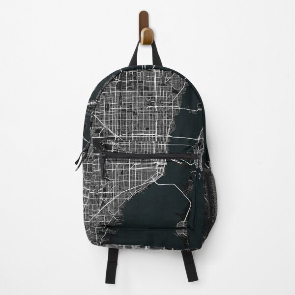 Item preview, Miami City Map of California, USA - Dark designed and sold by deMAP.