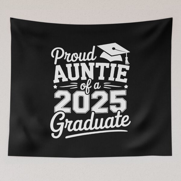 Item preview, Proud Auntie of A 2025 Graduate Senior Class Celebration designed and sold by Ledadi.