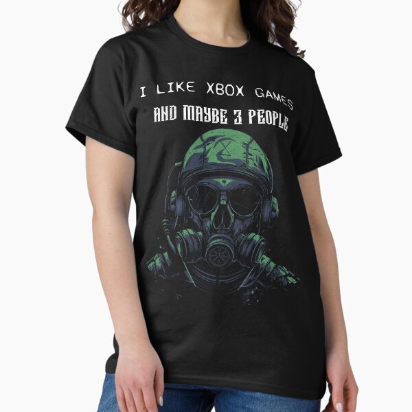 Item preview, I like xbox games and maybe 3 people xbox games t-shirt designed and sold by Shirt-District.