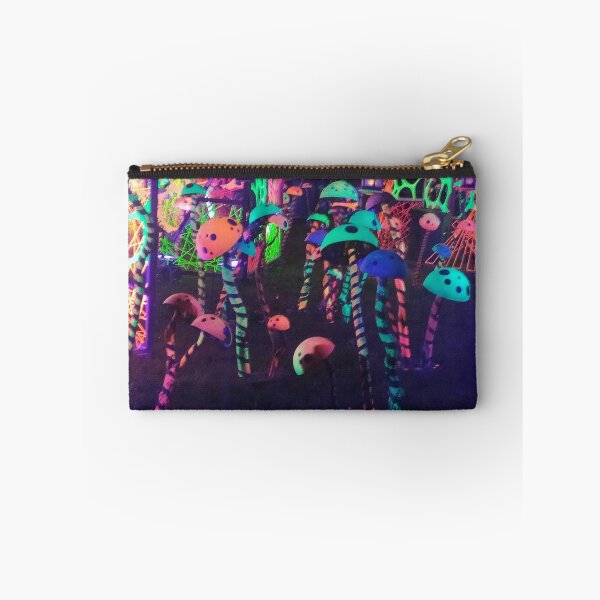 Item preview, Vibrant Neon Mushroom Art Installation with Fluorescent Lighting designed and sold by CreativeWorld96.