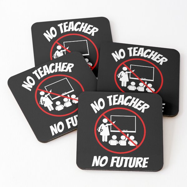 Item preview, No Teacher No Future - Support Education Design designed and sold by Karim-Karem.