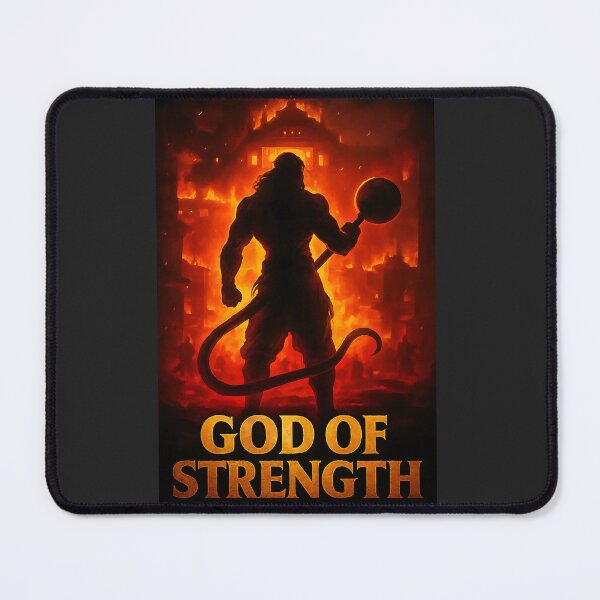 Item preview, God of Strength – Mythical Power and Fire Art designed and sold by The-Daily-Drape.