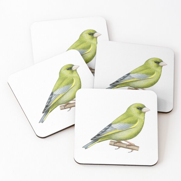 Item preview, Greenfinch designed and sold by Holly Grogan Art.