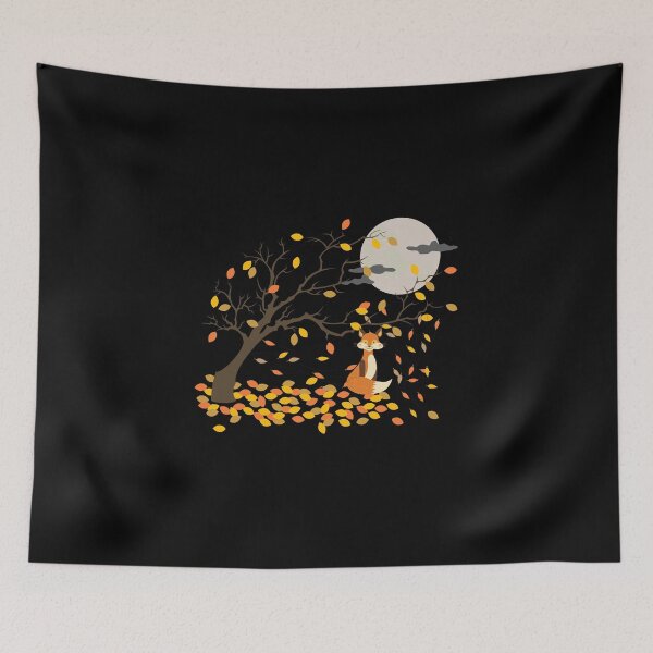 Item preview, Moonlit Fox Wind Dance Art designed and sold by Zakrytos ★★★★★.