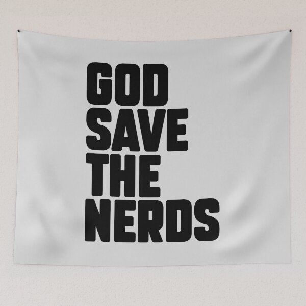 Item preview, GOD SAVE THE NERDS | Funny Nerd,Geeks, Gamers & Brainiacs designed and sold by paulo silveira.