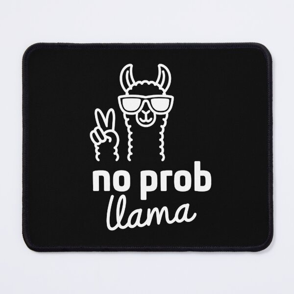 Item preview, No Prob Llama - Funny Llama Pun designed and sold by casualVisions.